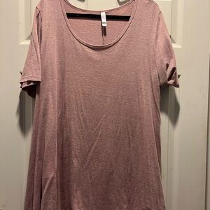 LuLaRoe Perfect tee Dusty Pink Mauve Short Sleeve shirt 2XL